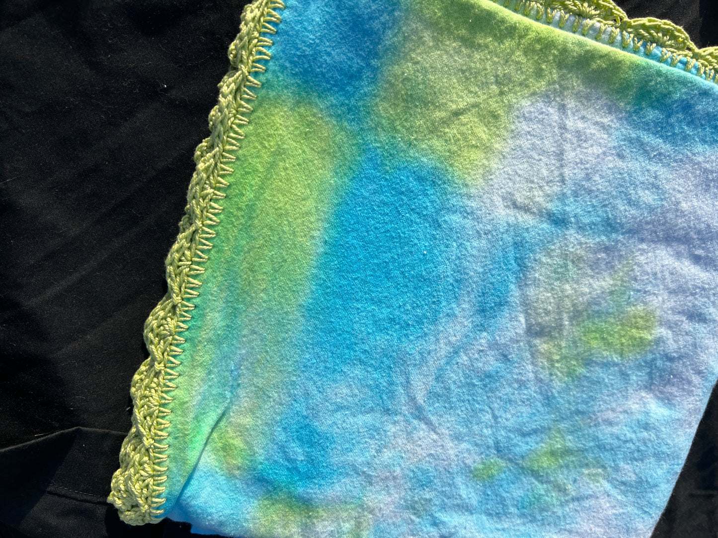 Tie Dyed Flannelette Baby Wraps